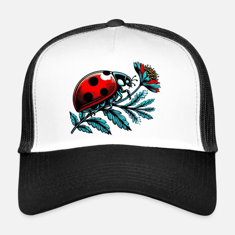 Ladybird - Trucker Cap - white/black