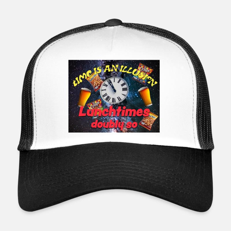 Time is an illusion Trucker Cap