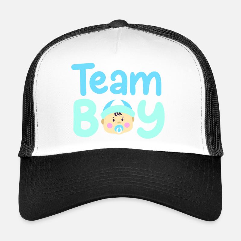 Team Boy: Bekanntgabe des Geschlechts des Babys Trucker Cap