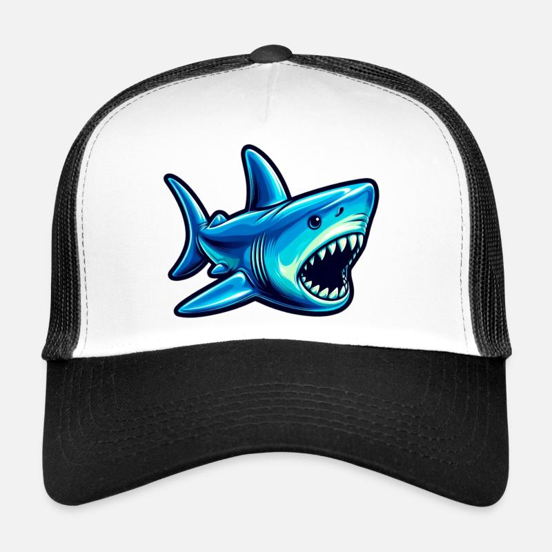 Hai - Trucker Cap - Weiß/Schwarz