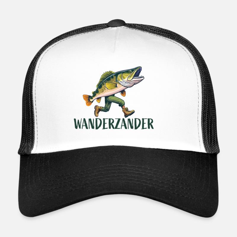 Lustiger Fisch Wanderzander Trucker Cap