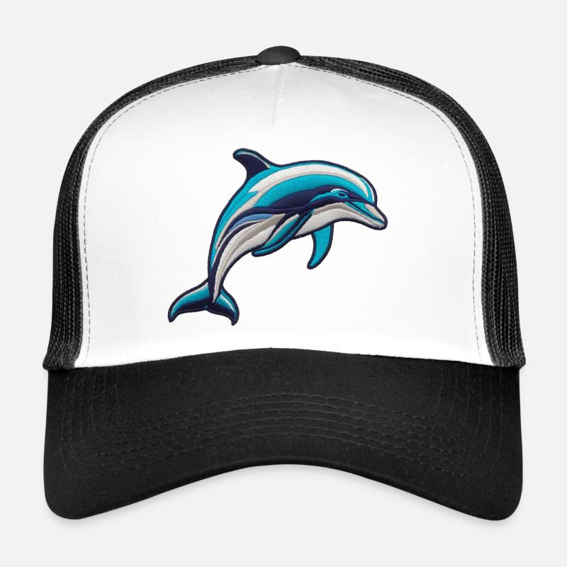 Dauphin brodé Casquette trucker 
