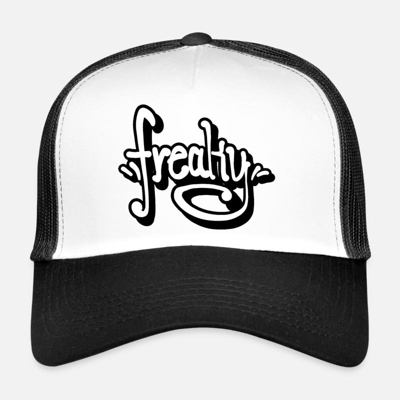 freaky lettering Trucker Cap