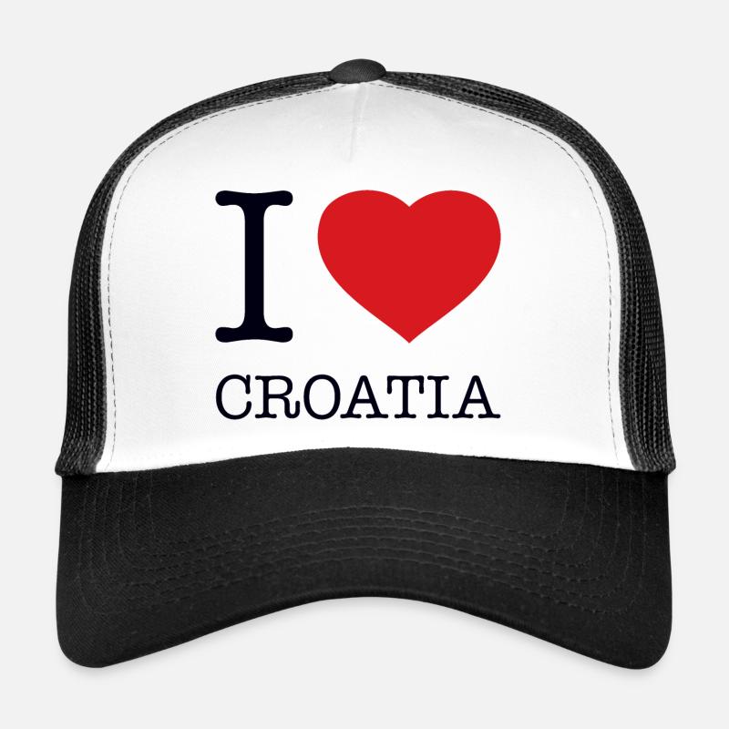 J’ADORE LA CROATIE Casquette trucker 