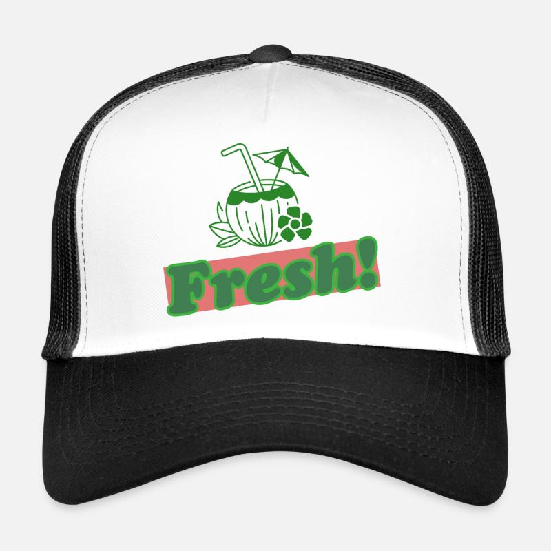 Frais! 6.0 - Casquette trucker  - blanc/noir