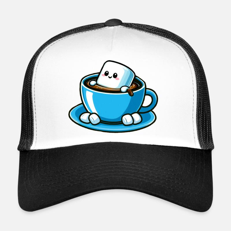 marshmallow - Trucker Cap - Weiß/Schwarz