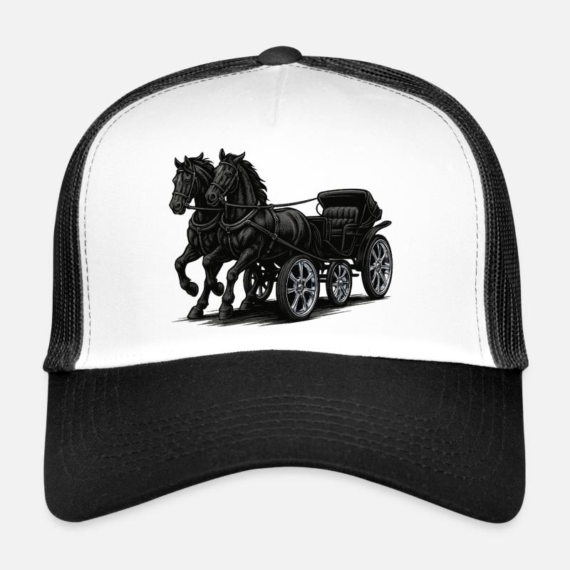 Chariot avec jantes chromées modernes Casquette trucker 