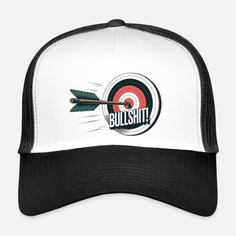 PFEIL UND BOGEN - Trucker Cap - Weiß/Schwarz