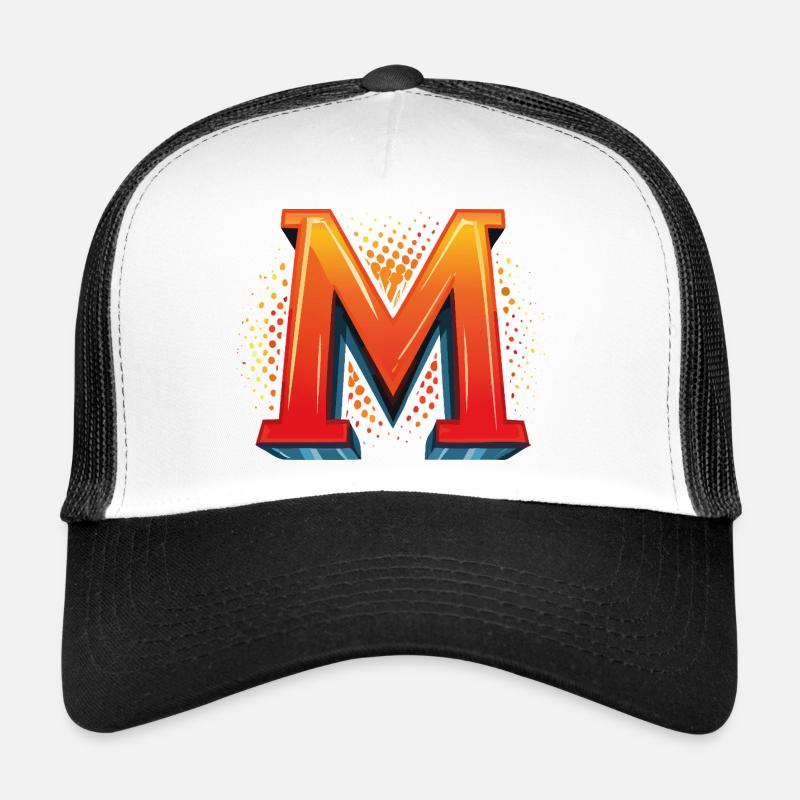 M1 - Trucker Cap - white/black