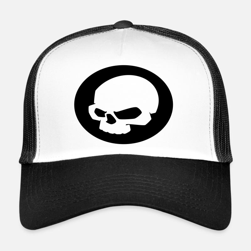 Crâne Casquette trucker 