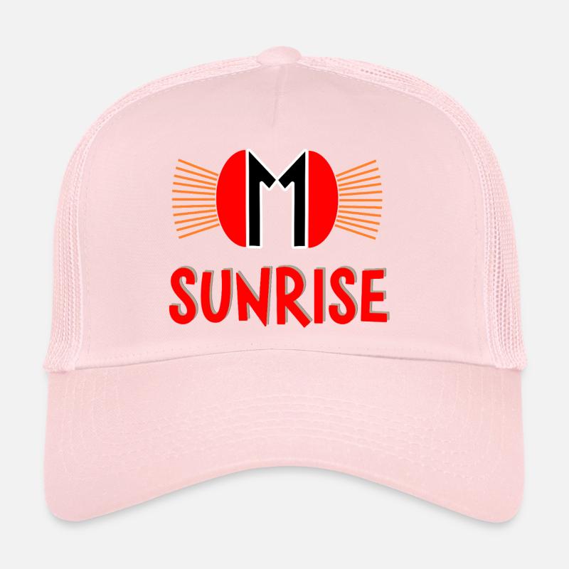 Conception du logo Sunrise Bold Casquette trucker 
