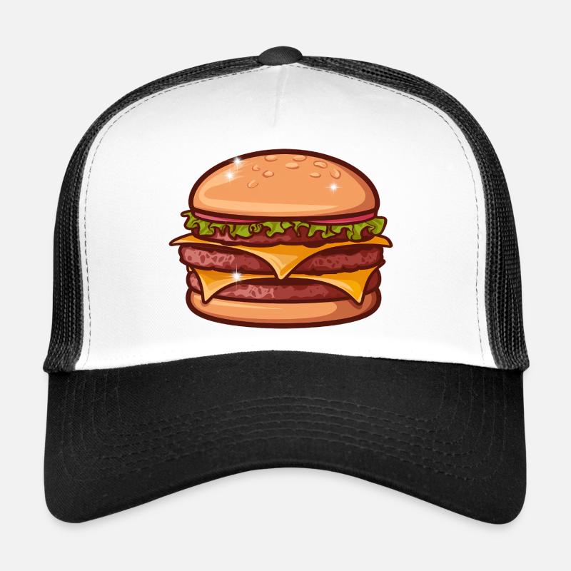 Cheeseburger juteux Casquette trucker 