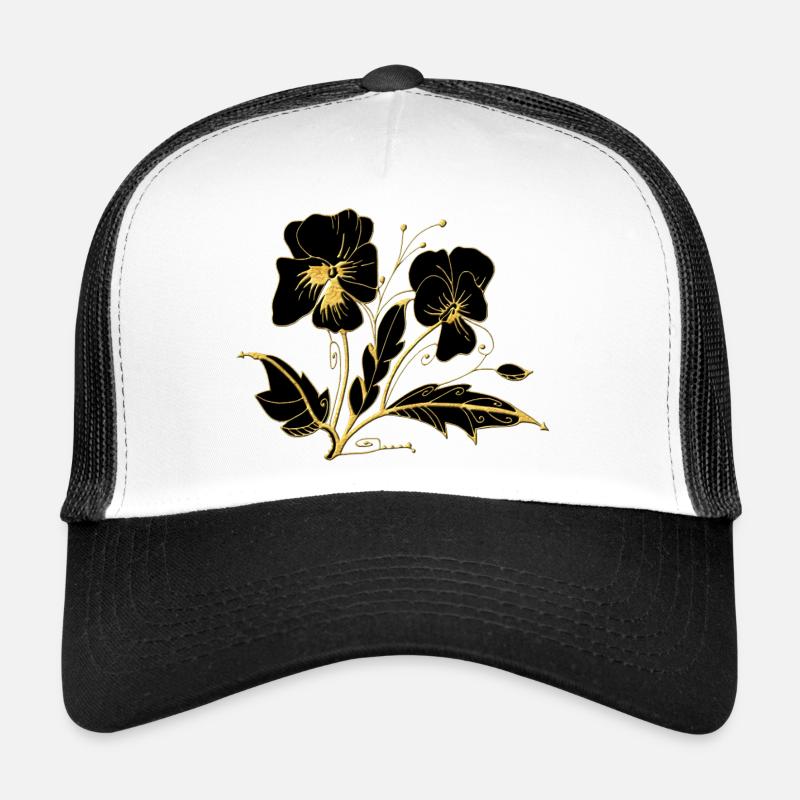 Fleur Casquette trucker 
