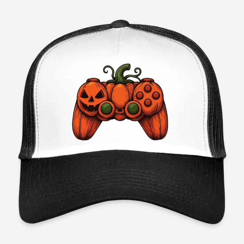 Halloween Controller Kürbis-Duo Trucker Cap