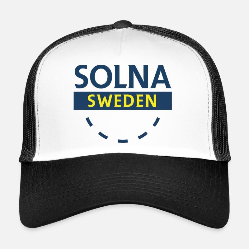 Solna Sweden logo circular design Trucker Cap