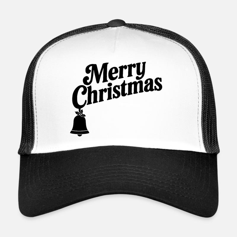 Joyeux Noël avec une seule cloche de Noël Casquette trucker 
