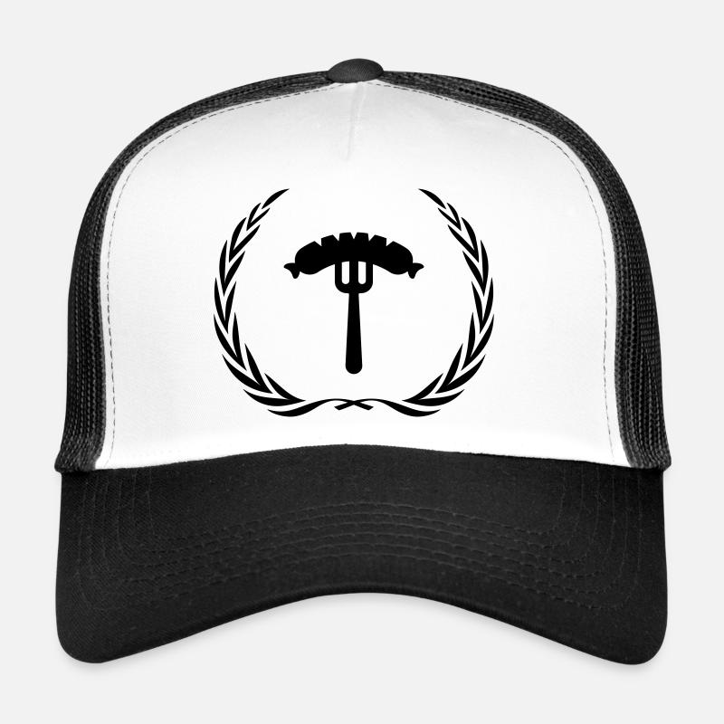 Sausage, fork, sausage Trucker Cap