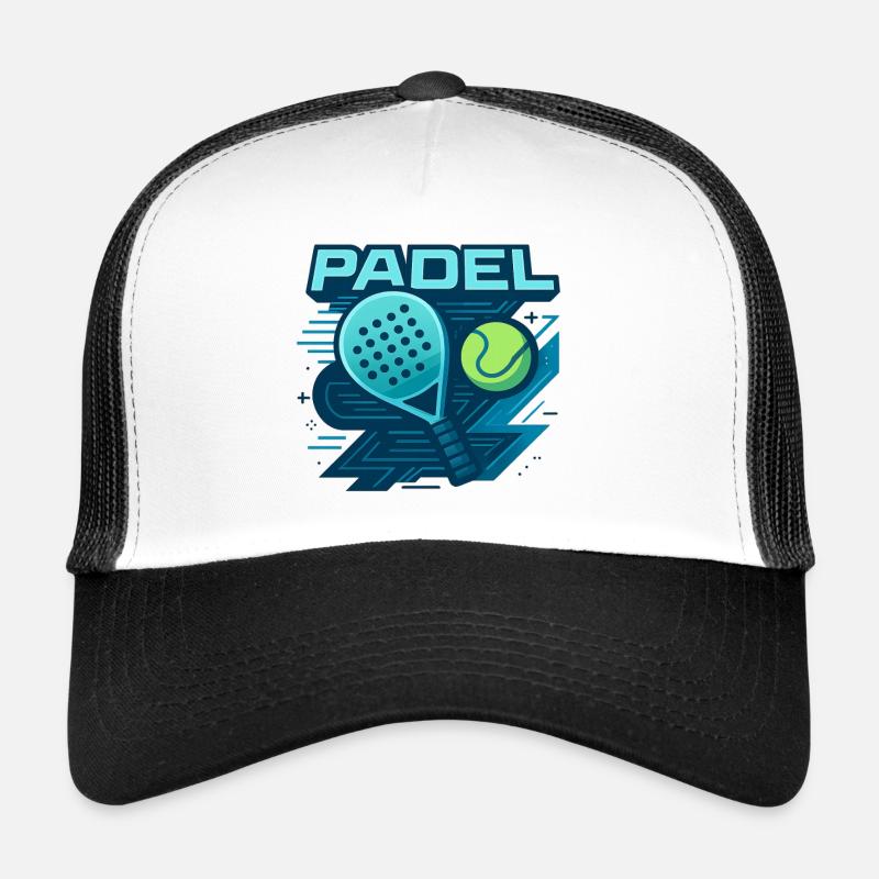 Padel Logo Racket Ball Dynamics Trucker Cap
