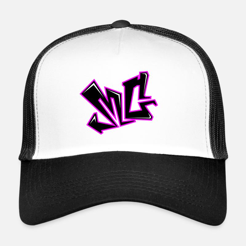 MC Graffiti – Art de rue rose Casquette trucker 