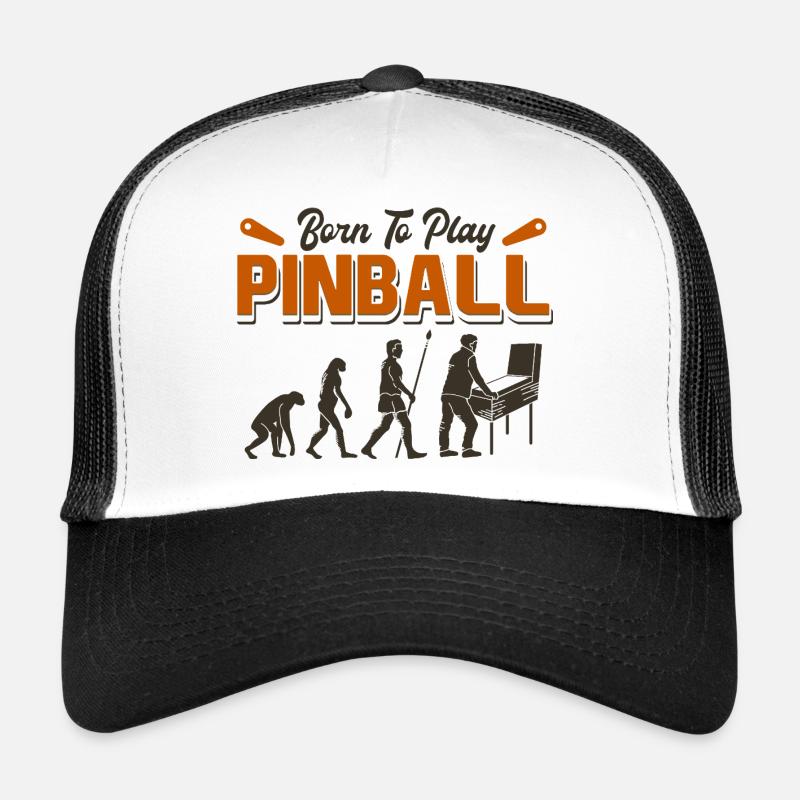 Évolution du flipper - Design drôle de joueur d’arcade Casquette trucker 