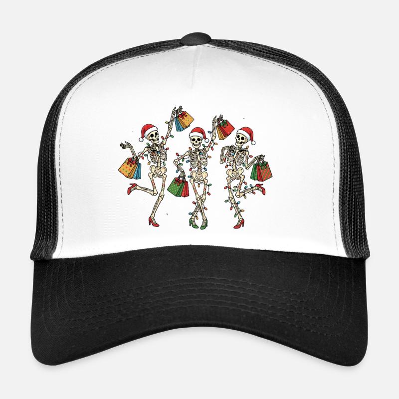 Dancing skeleton shoppers Trucker Cap