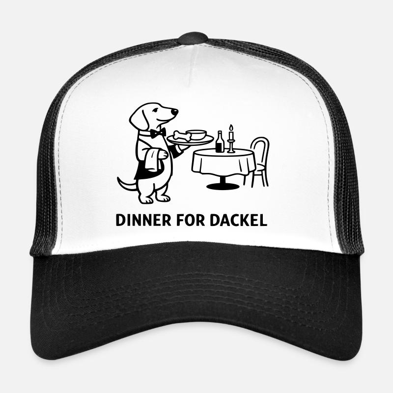 Dinner For Dackel Trucker Cap