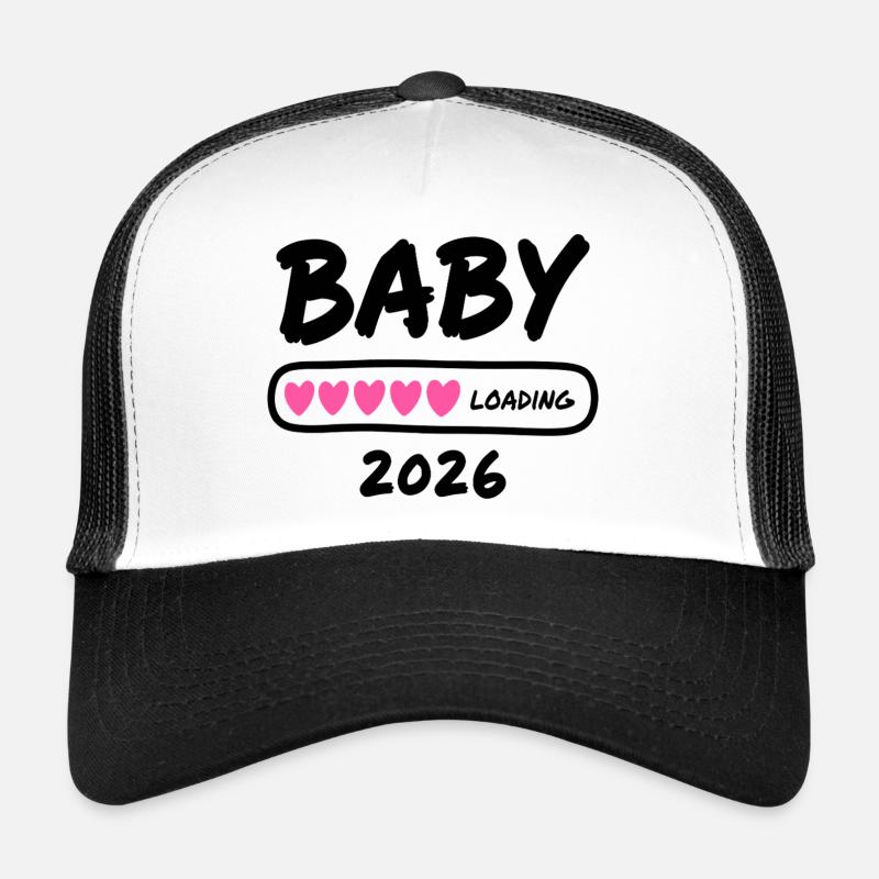 Baby Loading 2026 Parents enceintes Casquette trucker 