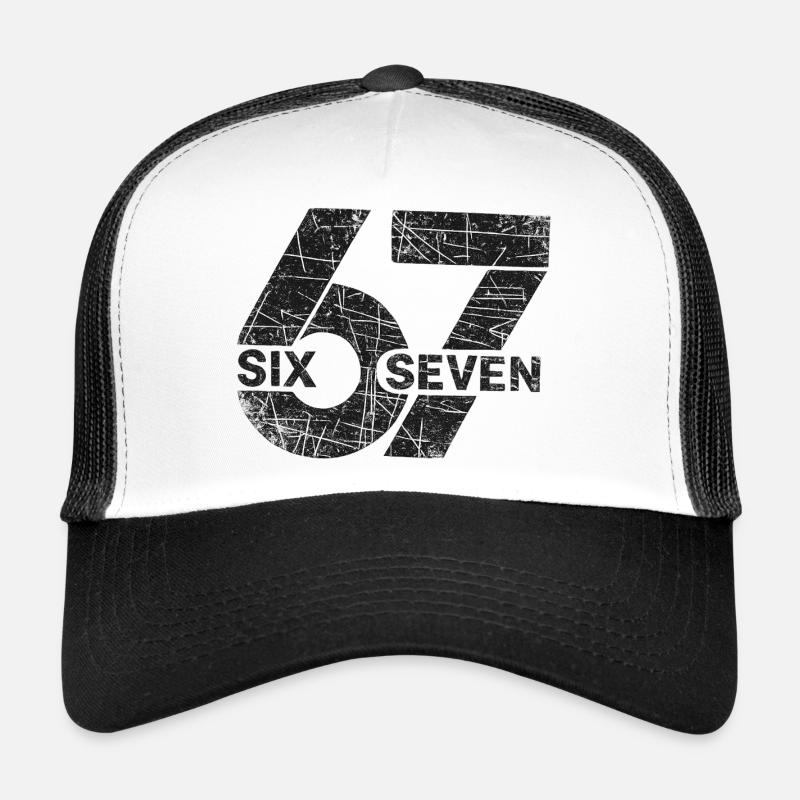 67 Six Seven - Trucker Cap - Weiß/Schwarz
