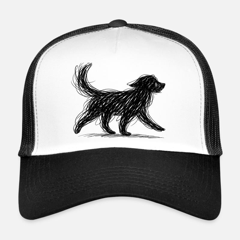 Dunkle Greif Silhouette mit Flügeln Trucker Cap