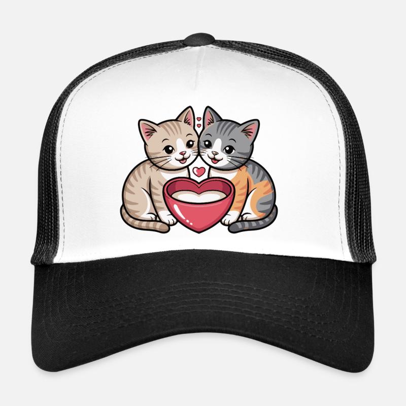 Cat Heart Togetherness Trucker Cap