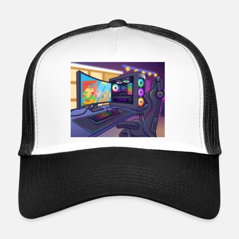 RGB-Gaming-PC-Atmosphäre Trucker Cap