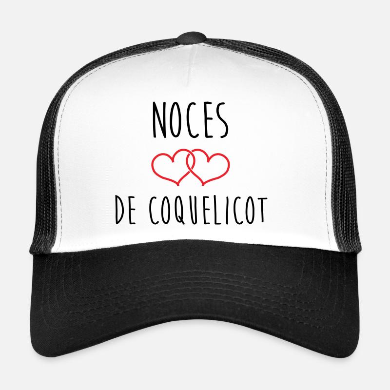 noces de Coquelicot 8 ans de mariage Casquette trucker 