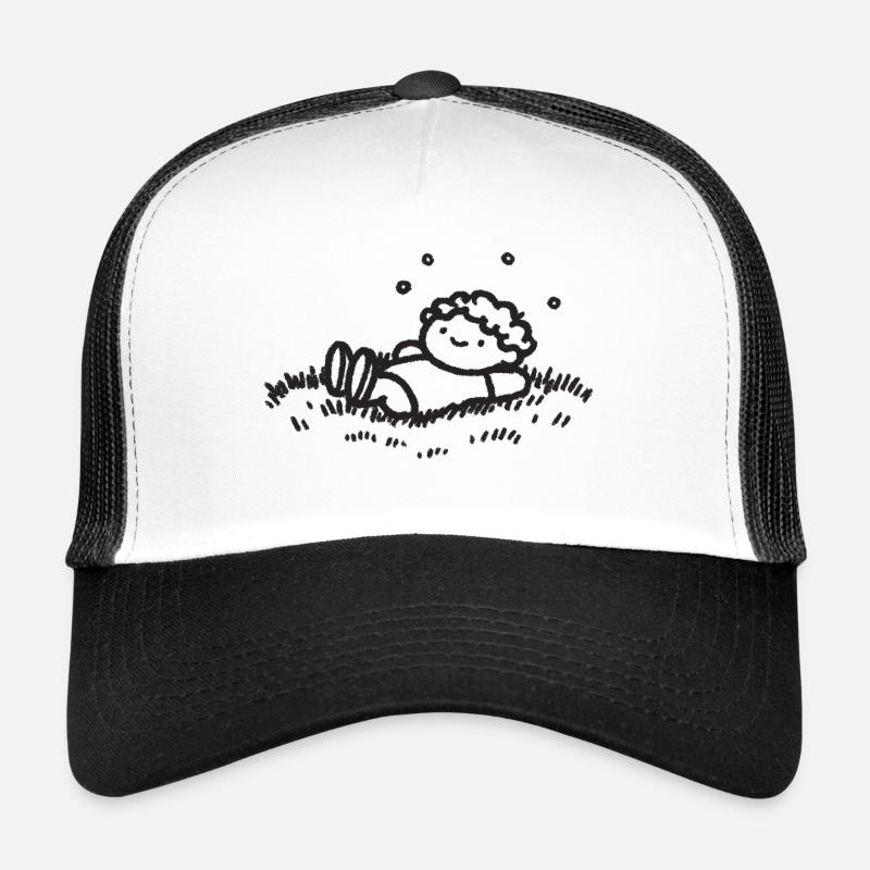 Meadow rest - Trucker Cap - white/black
