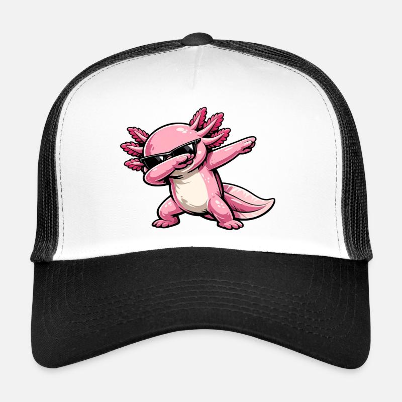 Dabbing Axolotl Trucker Cap