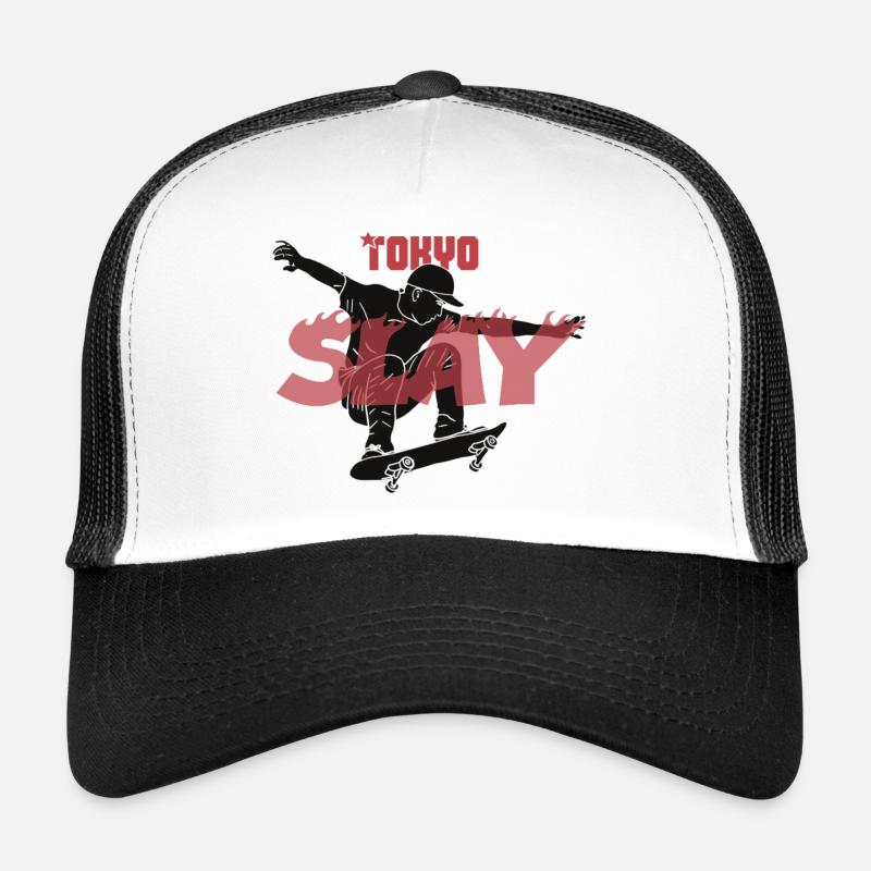 Conception de skateboard Tokyo Slay Casquette trucker 