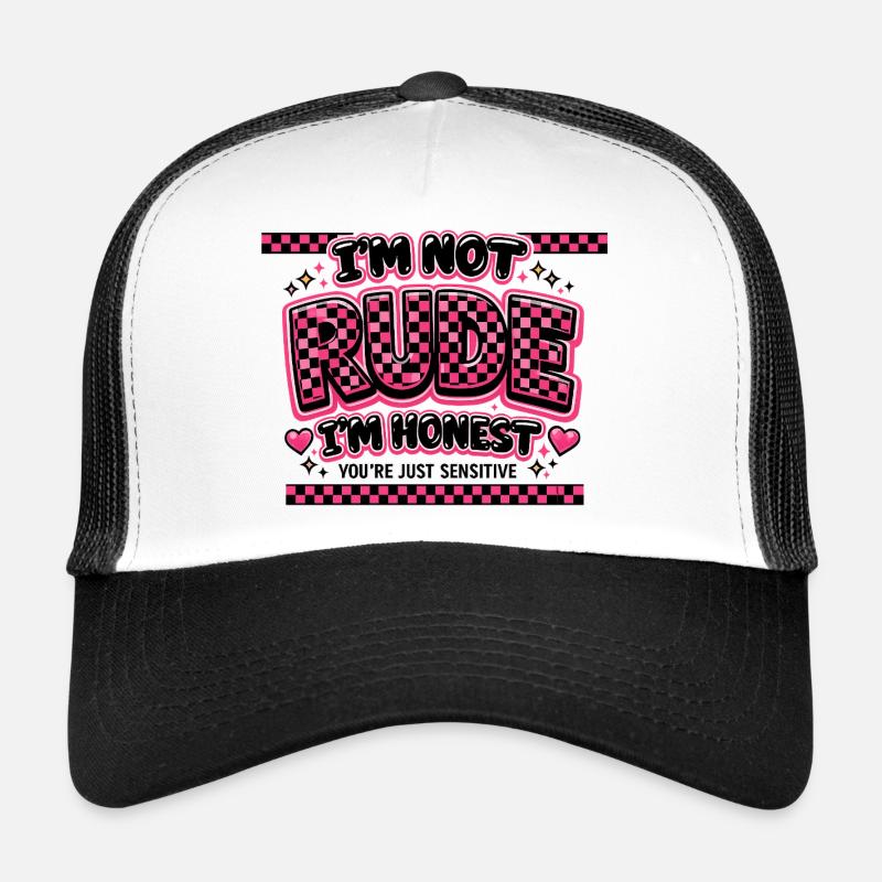 Je vais être honnête, ton cadeau sensible Casquette trucker 