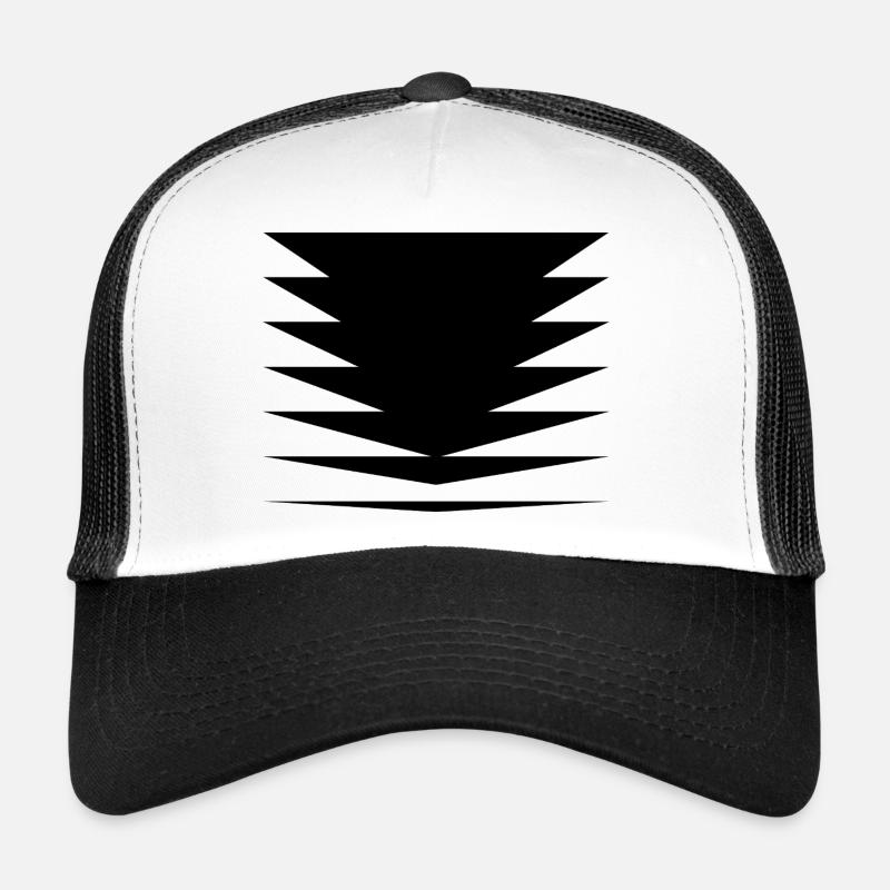 Conception des triangles noirs Casquette trucker 