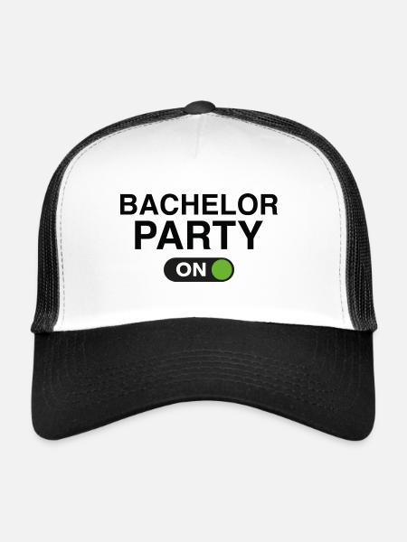 Junggesellenabschied am - Trucker Cap - Weiß/Schwarz