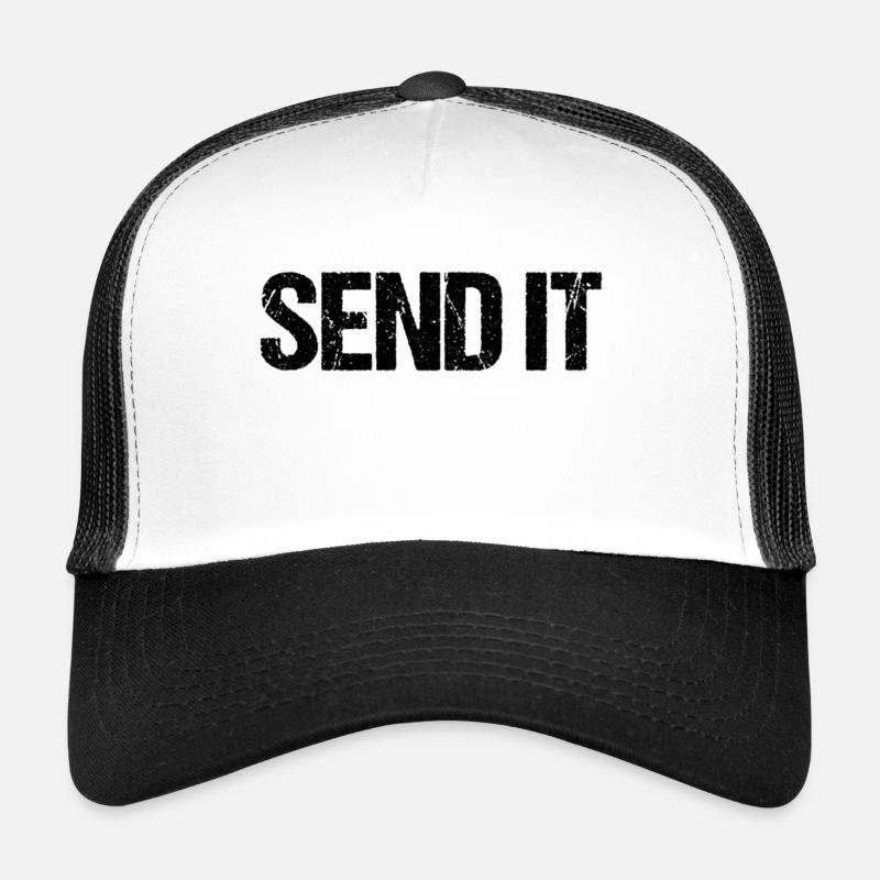 Send it, SEND IT Schwarz Trucker Cap