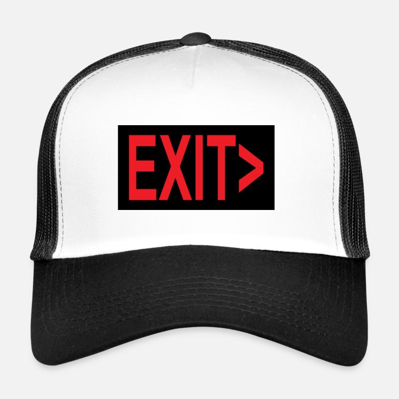 Exit / Ausgang / Notausgang Trucker Cap