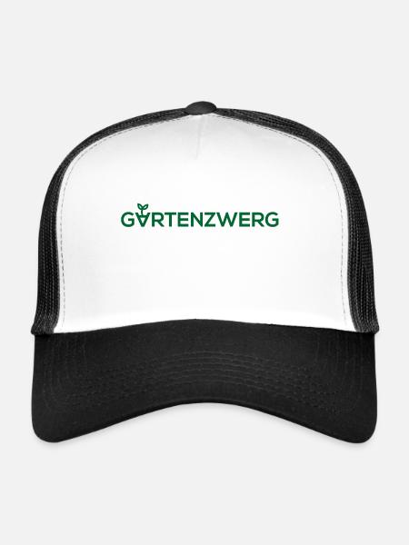 Gartenzwerg - Trucker Cap - Weiß/Schwarz