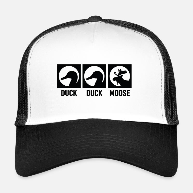 Canard Canard Orignal - Casquette trucker  - blanc/noir