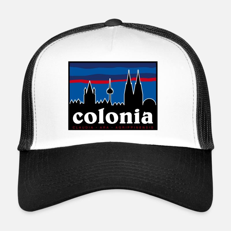colonia - Trucker Cap - Weiß/Schwarz