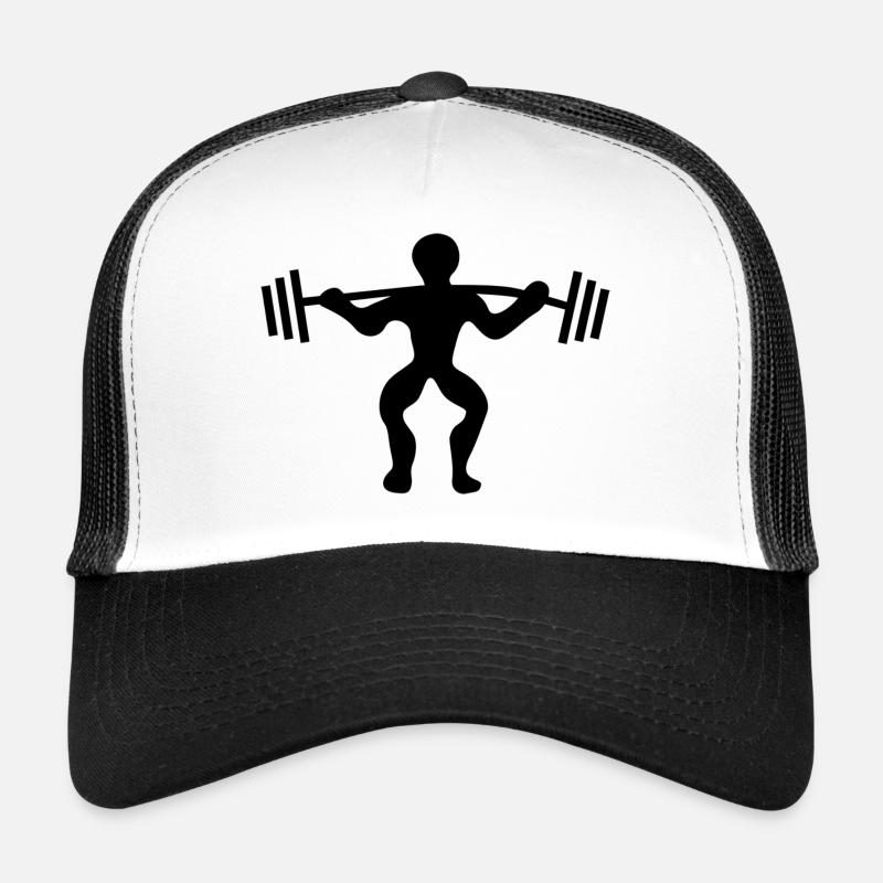 bodybuilder - Trucker Cap - white/black