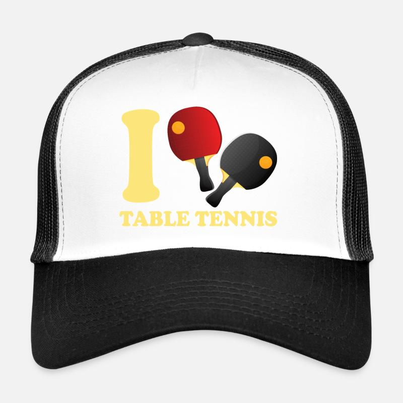 I LOVE TABLE TENNIS Trucker Cap