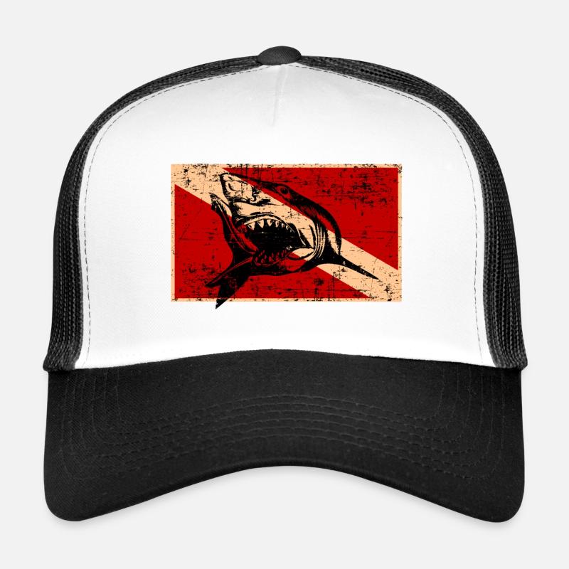 Requin de plongée Casquette trucker 