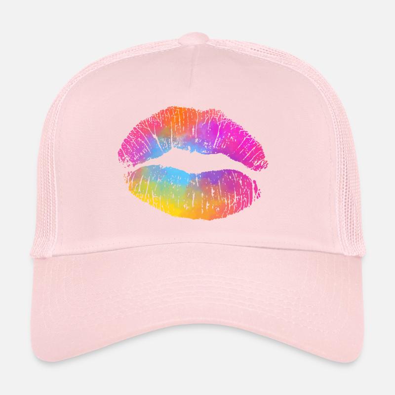 Aquarelle Lèvre Casquette trucker 
