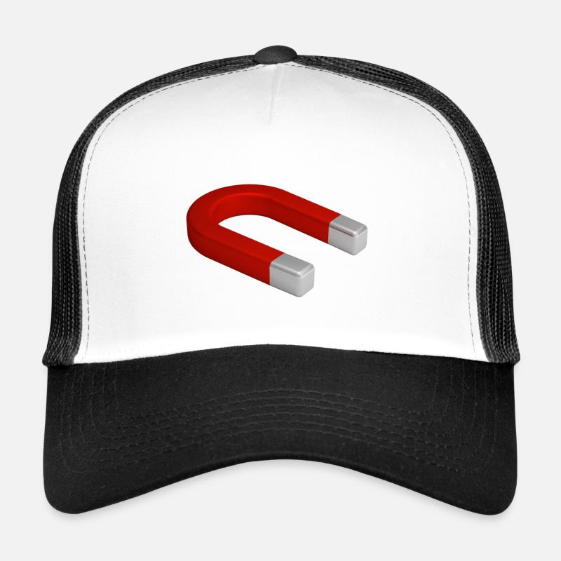 aimant attraction champ magnétique Casquette trucker 