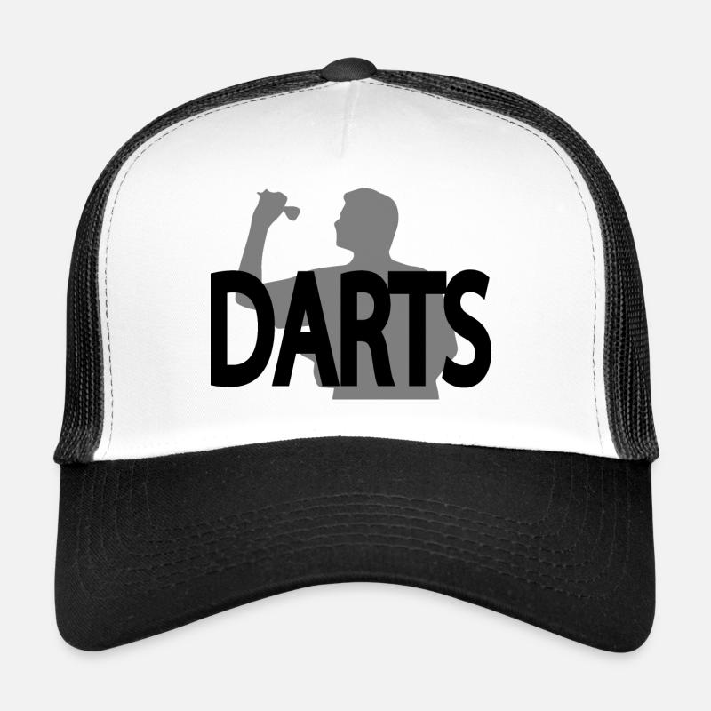 Darts Dart - Trucker Cap - Weiß/Schwarz