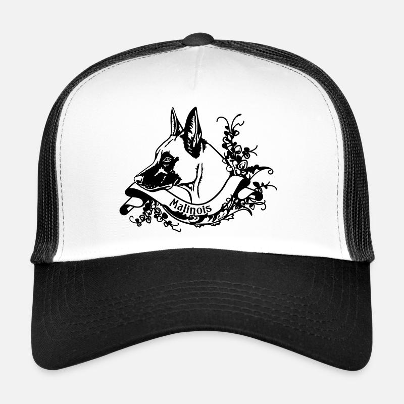 Malinois une bannière rétro n°2 Casquette trucker 